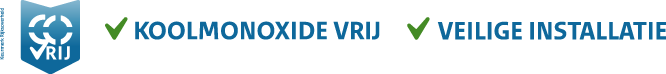 Logo CO-vrij certificering Logo CO-vrij certificering